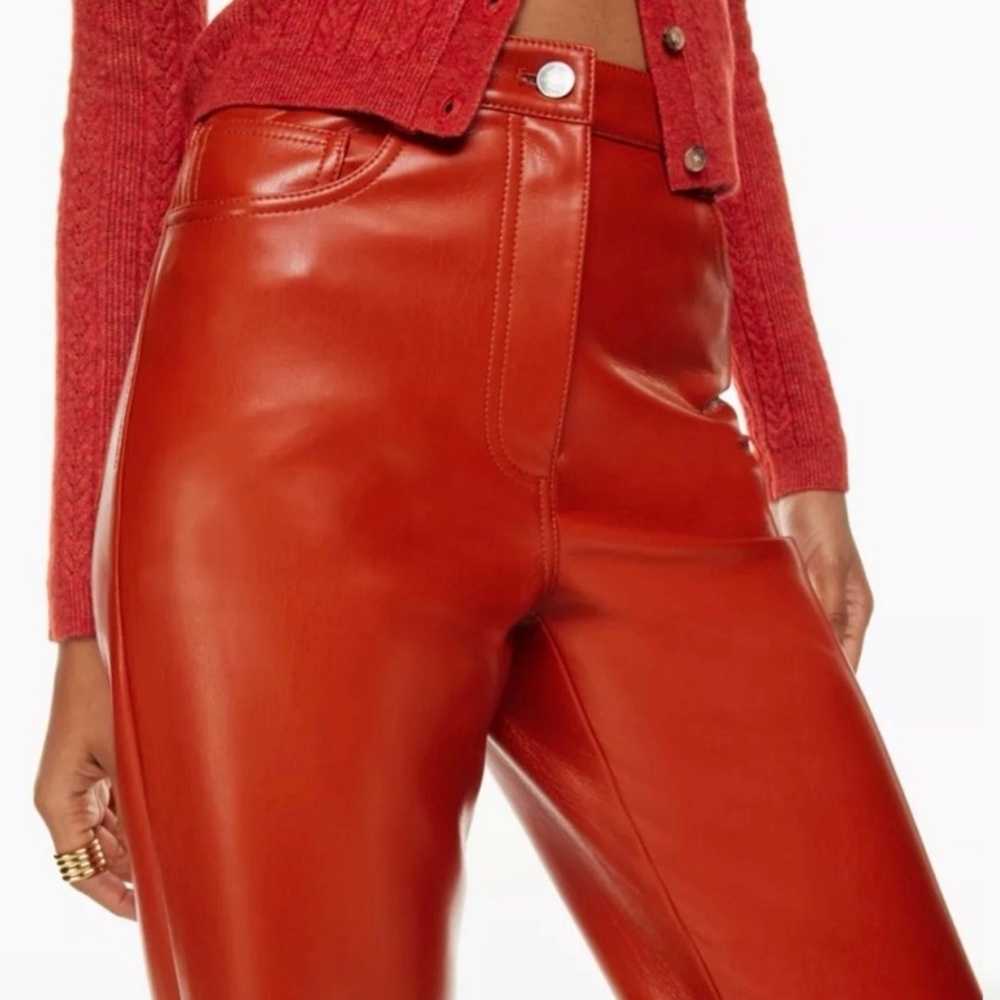 Aritzia Wilfred Melina Leather Pants